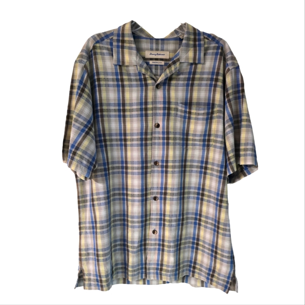 Tommy Bahama Silk Camp Shirt Size L